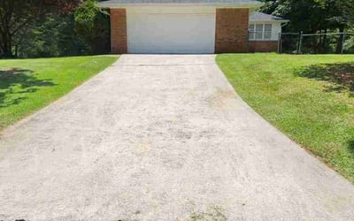 Photo of Lakayla F.'s yard after getting lawn care in Stone Mountain, GA