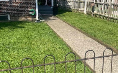 Photo of April B.'s yard after getting lawn care in Camden, NJ