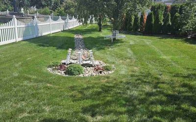 Photo of Desiree P.'s yard after getting lawn care in South Amboy, NJ