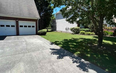 Photo of Jaime D.'s yard after getting lawn care in Brandon, MS