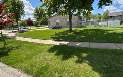 Photo of Tyrone T.'s yard after getting lawn care in Harvest, AL