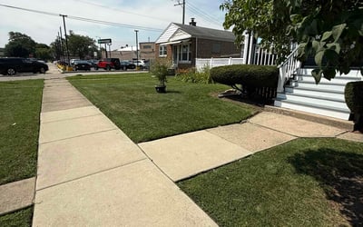 Photo of Jessica R.'s yard after getting lawn care in Berwyn, IL
