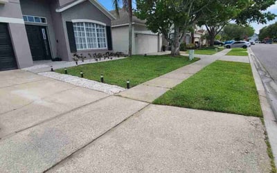 Photo of Kwame I.'s yard after getting lawn care in Conyers, GA