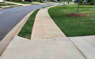Photo of Kenneth P.'s yard after getting lawn care in Fort Pierce, FL