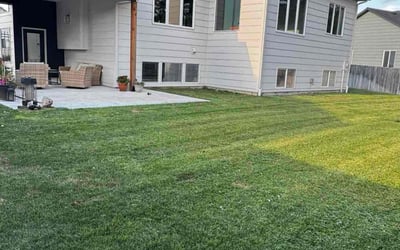 Photo of Lauren C.'s yard after getting lawn care in Ball Ground, GA