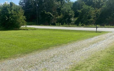 Photo of Aneesa G.'s yard after getting lawn care in Collinsville, IL