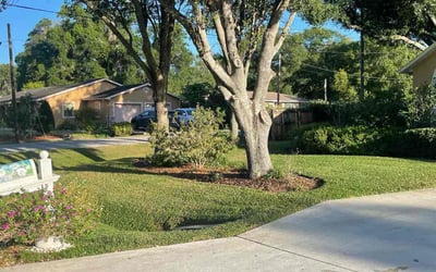 Photo of Heather A.'s yard after getting lawn care in Warren, RI
