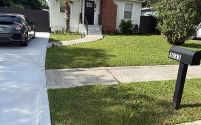 Photo of Hollie L.'s yard after getting lawn care in Plano, TX