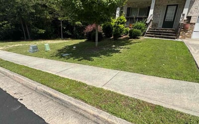 Photo of Jennifer N.'s yard after getting lawn care in Sun Prairie, WI