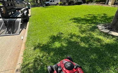 Photo of John W.'s yard after getting lawn care in Lusby, MD
