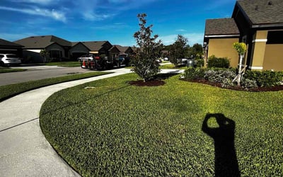 Photo of Ziyarat K.'s yard after getting lawn care in Fort Pierce, FL