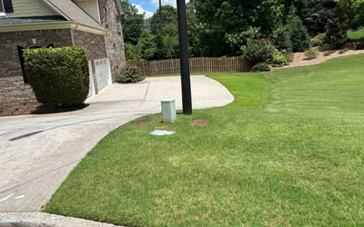 Photo of Matthew B.'s yard after getting lawn care in Kennesaw, GA