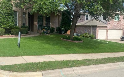 Photo of Aiesha R.'s yard after getting lawn care in Mocksville, NC