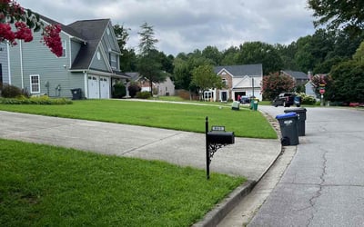 Photo of Joey C.'s yard after getting lawn care in Dallas, TX