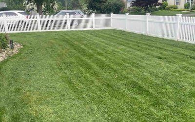 Photo of Woodrow G.'s yard after getting lawn care in Hagerstown, MD