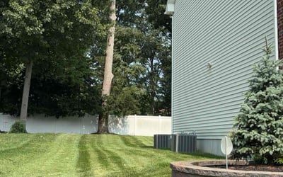 Photo of Aron E.'s yard after getting lawn care in Brick, NJ