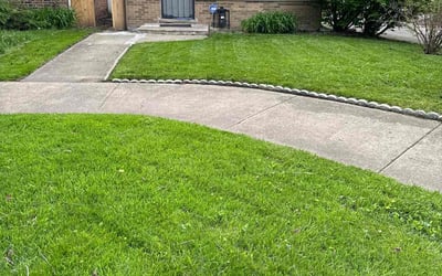 Photo of Chad S.'s yard after getting lawn care in Wheeling, IL