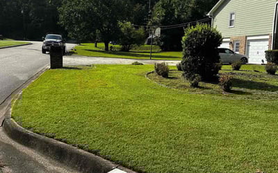 Photo of Eric H.'s yard after getting lawn care in Norcross, GA
