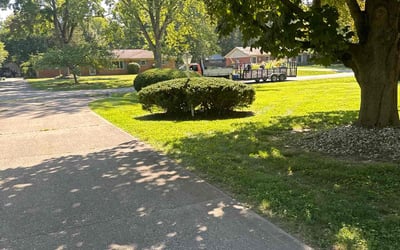 Photo of Melanie S.'s yard after getting lawn care in Saint Albans, WV