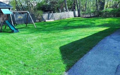 Photo of Joan R.'s yard after getting lawn care in Haverhill, MA