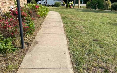 Photo of Christina H.'s yard after getting lawn care in Ansonia, CT