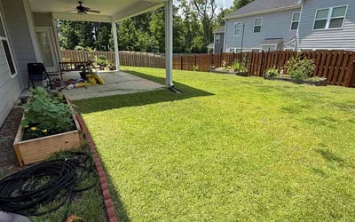 Photo of Brittany S.'s yard after getting lawn care in Little Rock, AR