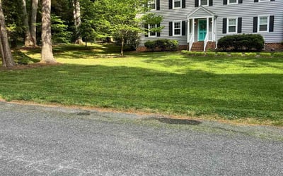 Photo of Barbara B.'s yard after getting lawn care in Lanexa, VA