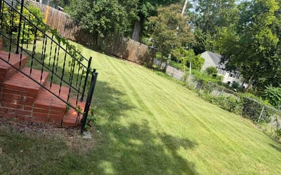 Photo of Evan F.'s yard after getting lawn care in Bloomfield Hills, MI