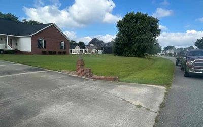 Photo of Malty J.'s yard after getting lawn care in El Dorado, KS