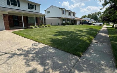 Photo of Tia M.'s yard after getting lawn care in Fort Gratiot, MI
