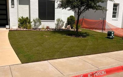 Photo of Kylie J.'s yard after getting lawn care in Fresno, CA