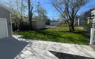 Photo of Dorela L.'s yard after getting lawn care in Avon, OH