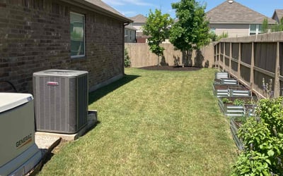 Photo of Mike G.'s yard after getting lawn care in Natalia, TX