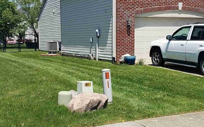 Photo of Riley F.'s yard after getting lawn care in Franklin, IN