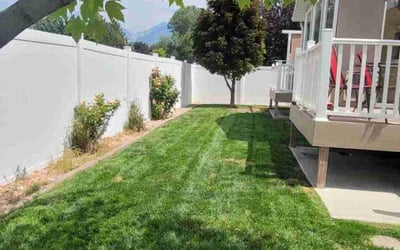 Photo of Rachel K.'s yard after getting lawn care in Draper, UT