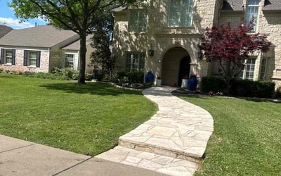Photo of Rosa R.'s yard after getting lawn care in Windham, NH