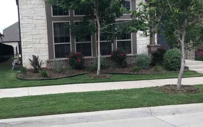 Photo of Youseff F.'s yard after getting lawn care in Argyle, TX