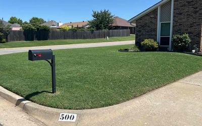 Photo of Brad B.'s yard after getting lawn care in Greensburg, PA