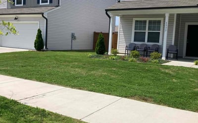 Photo of Zach T.'s yard after getting lawn care in Des Moines, IA