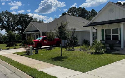 Photo of Nichole G.'s yard after getting lawn care in Woodstock, GA