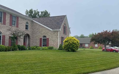 Photo of Izabel A.'s yard after getting lawn care in Greencastle, IN