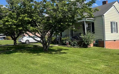 Photo of David C.'s yard after getting lawn care in Trinity, NC