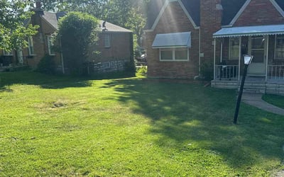 Photo of Emery M.'s yard after getting lawn care in Cambridge, MA