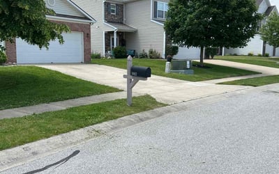 Photo of Zach W.'s yard after getting lawn care in Martinsville, IN