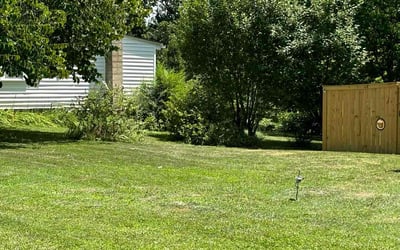 Photo of Dustin S.'s yard after getting lawn care in Roanoke, VA
