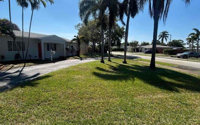Photo of Jan C.'s yard after getting lawn care in Fort Lauderdale, FL