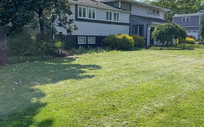 Photo of Gioahmed d.'s yard after getting lawn care in Pottstown, PA