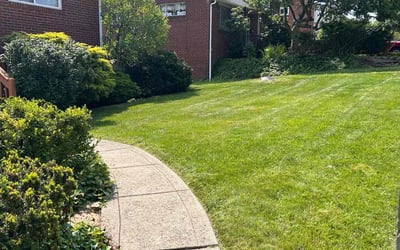 Photo of Pete L.'s yard after getting lawn care in Beaver, PA