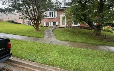 Photo of Jeremy K.'s yard after getting lawn care in Kenosha, WI