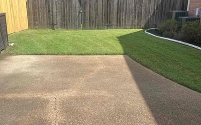 Photo of Arriayne C.'s yard after getting lawn care in Charleston, WV